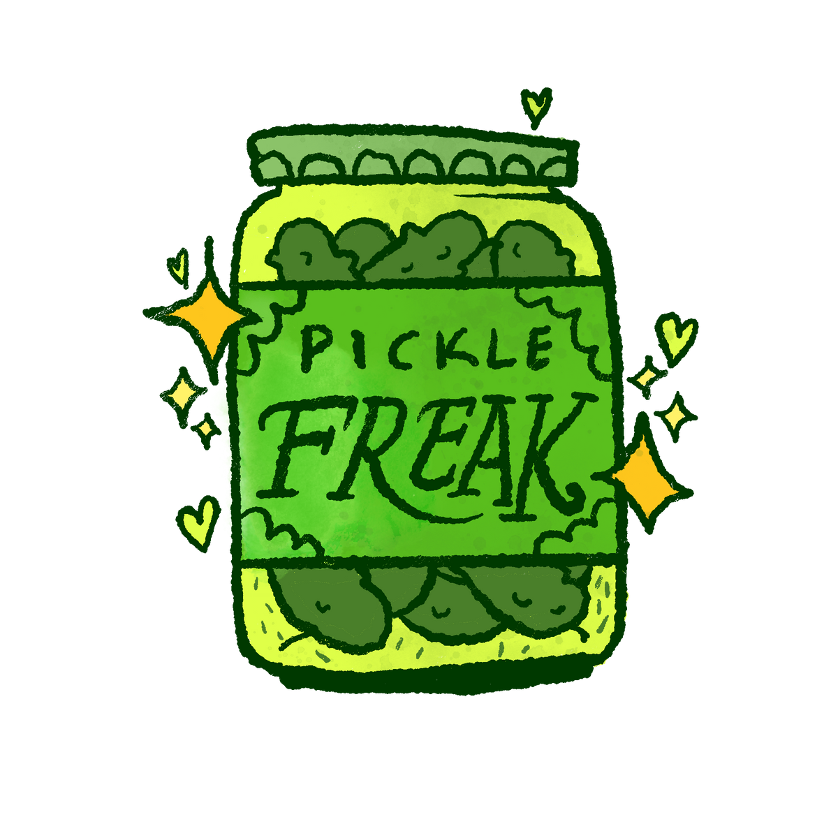 Pickle Freak Sticker
