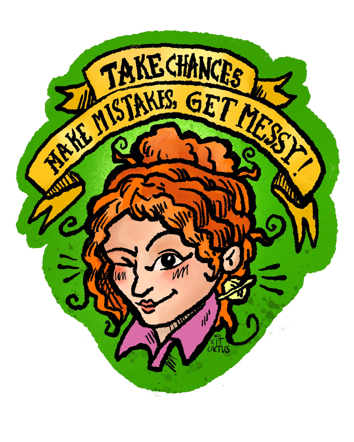 Ms. Frizzle Sticker